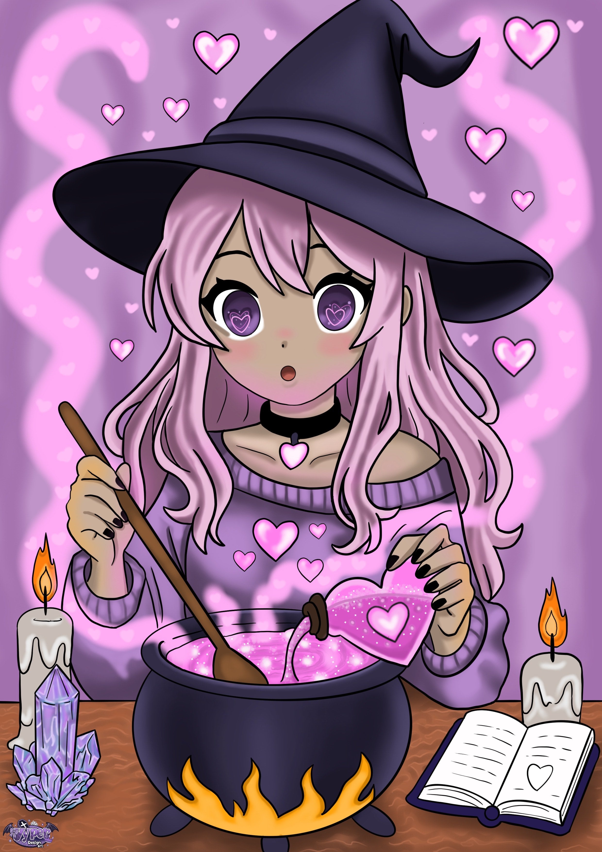 Print L'amour dans un chaudron